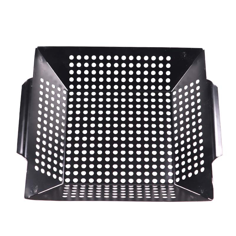 Directo de fábrica barbacoa bandeja de perforación Placa de barbacoa Antiadherente al aire libre barbacoa sartén horno Placa de barbacoa