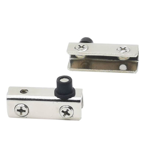 Iron-plated nickel glass display cabinet door hinge glass door accessories furniture accessories
