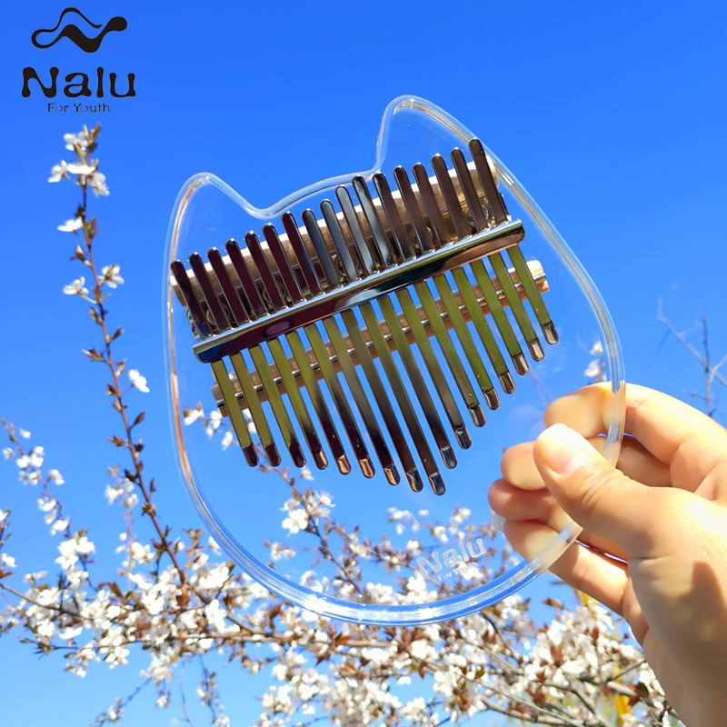 Kimi thumb crystal transparent mini finger piano Kalinba mother pointed at the piano beginner crystal instrument female