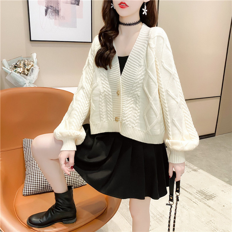 women s solid color loose knitted cardigan nihaostyles clothing wholesale NSBY76912