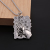 Brand necklace hip-hop style stainless steel, accessory, internet celebrity, European style