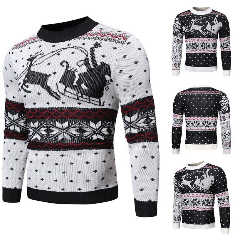 Christmas Sweater Factory European and American Foreign Trade Manufacturers Wholesale Holiday Various Men's and Women's Christmas Limited Edition