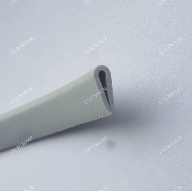 Профиль 1-2 мм Резиновая полоса серая U-образная резиновая кромка защитная полоса края может застревать