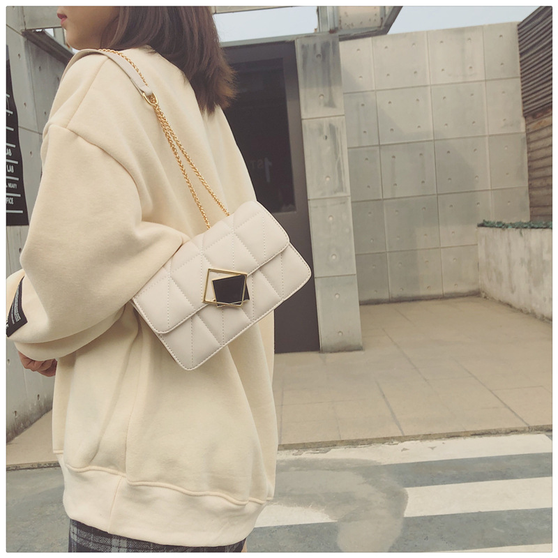 Fashion Stone Pattern Shoulder Messenger Small Square Bag display picture 9