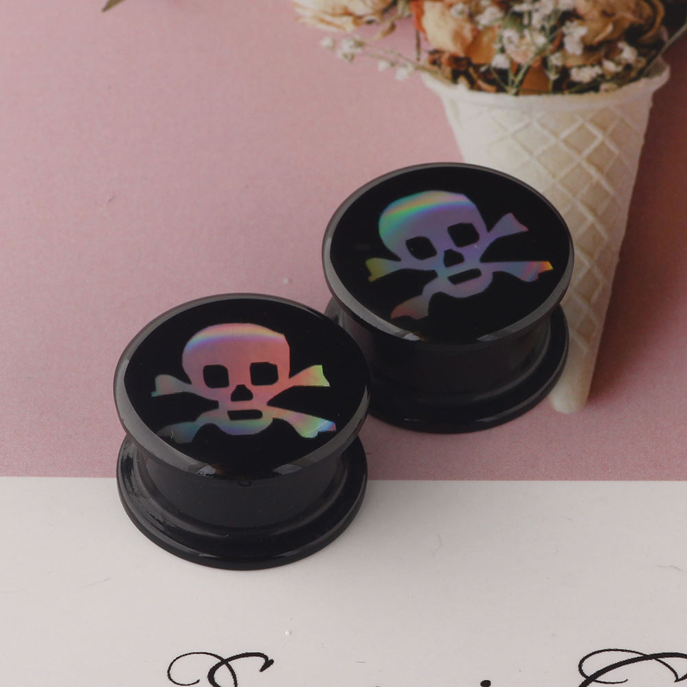 Original Design Geometric Arylic Epoxy Ear Studs 1 Piece