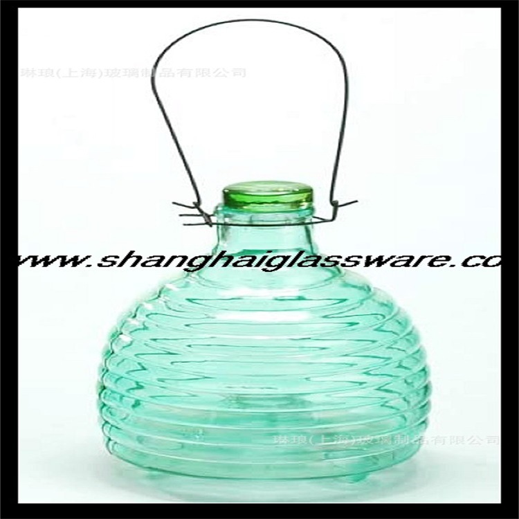 环保小区500毫升捕蜂器捕捉苍蝇玻璃瓶、出口油灯玻璃瓶