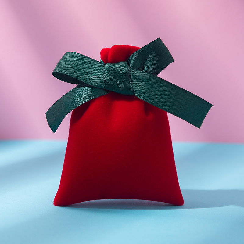 Bolsitas de terciopelo con cordón para joyas o regalos, personalizables con LOGO, ideales para empaques y obsequios