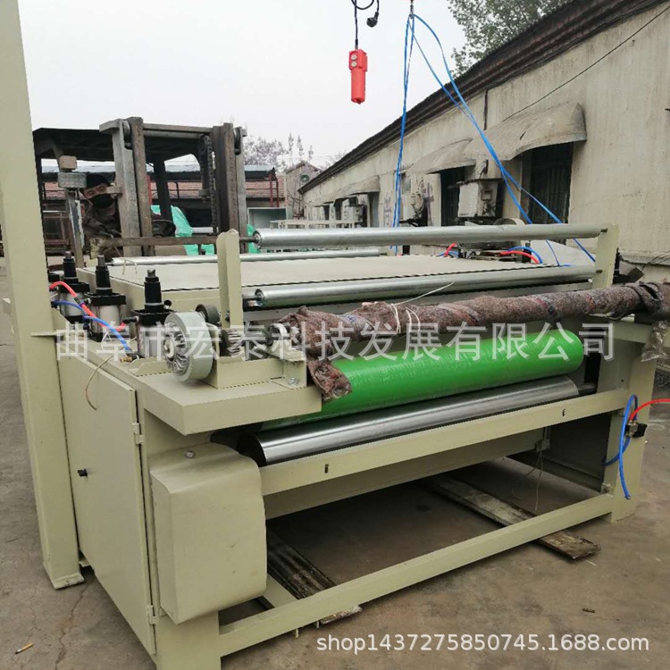 山东曲阜宏泰 1320型多层板木皮贴面机  皮革PUR热胶贴纸机