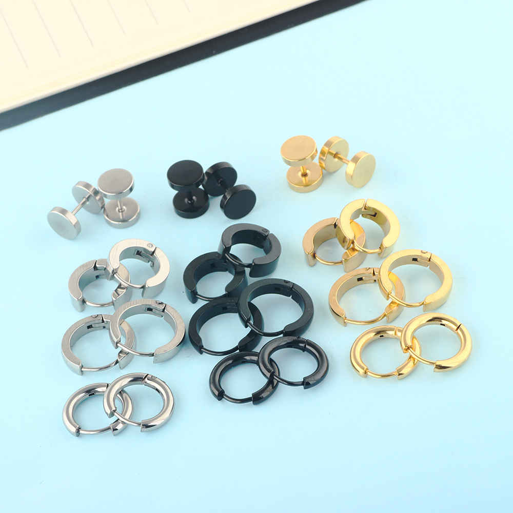 Pointed titanium steel lip stud product view