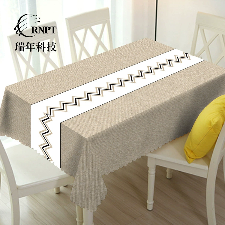 [Фабрика прямых продаж] Новый простой волнистый скатерть прямоугольная столовая водонепроницаемая одноразовая ПВХ скатерть