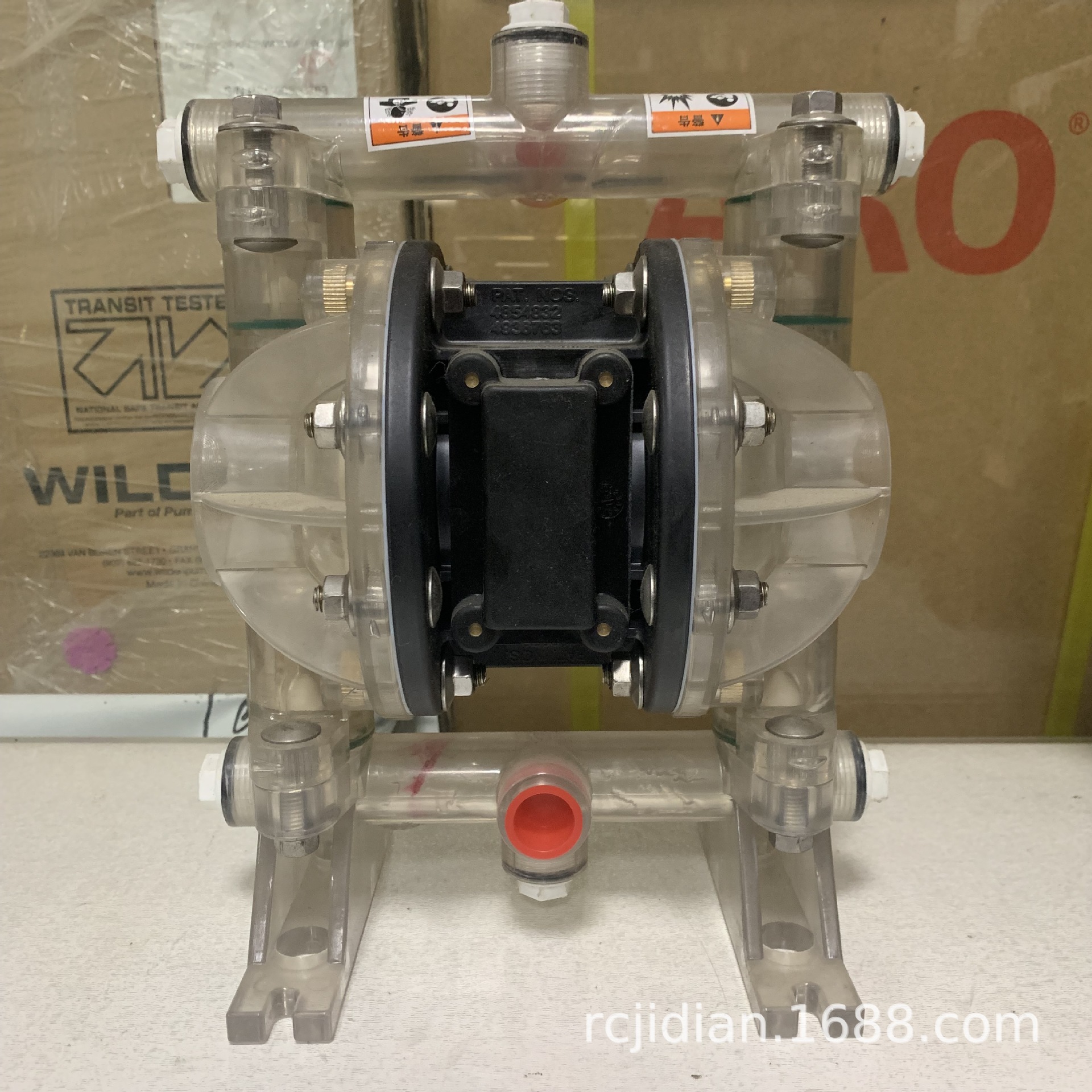 供应中美合资气动双隔膜泵QBY3-15 工程塑料螺纹连接输送气泵