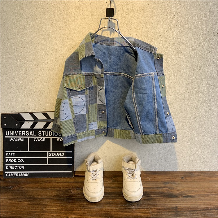 童裝男童牛仔外套2021新款洋氣3寶寶春裝上衣潮5歲小兒童韓版夾克