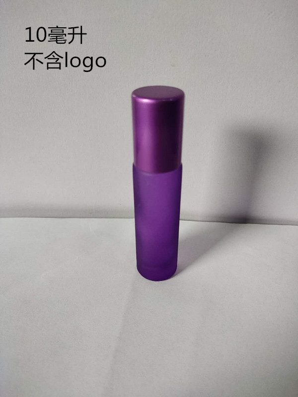 Doterui 10ml botella de bola de rodillo esmerilado colorido botella de cuentas botella de aceite esencial de vidrio botella de aceite de labios botella vacía entrega de fábrica
