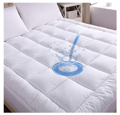 hotel mattress thickening Folding bed Mat Velvet feather keep warm Homestay Down Cushion Double 1.5 rice 1.8