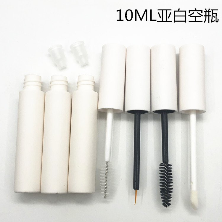 10ml de líquido de crecimiento sub-blanco completo tubo vacío pegamento botella vacía esmalte de labios tubo de brillo de labios delineador de ojos sub-botella de pestañas