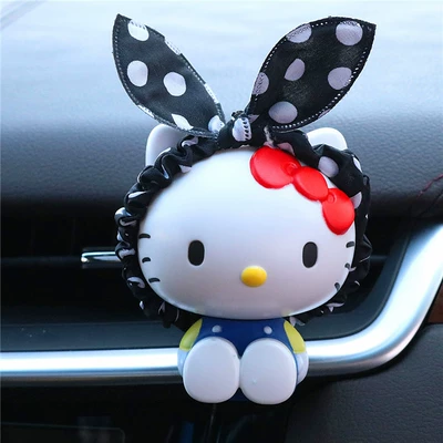 cartoon cute cartoon cat air: Other Automotive Interior Supplies - rabbit-ear-kt-blue-send-incense-piece