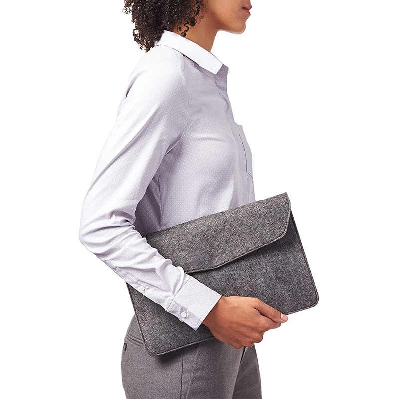 Travel portable 11-inch lightweight notebook protective sleeve custom felt laptop liner bag