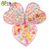 Creative models Love Box children Ring Plastic multiple lovely girl Jewelry suit Gift box gift