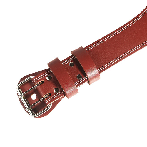 Cross-border new cowhide leather fitness weightlifting belt for men and women squat deadlift kettlebell sports belt protective gear