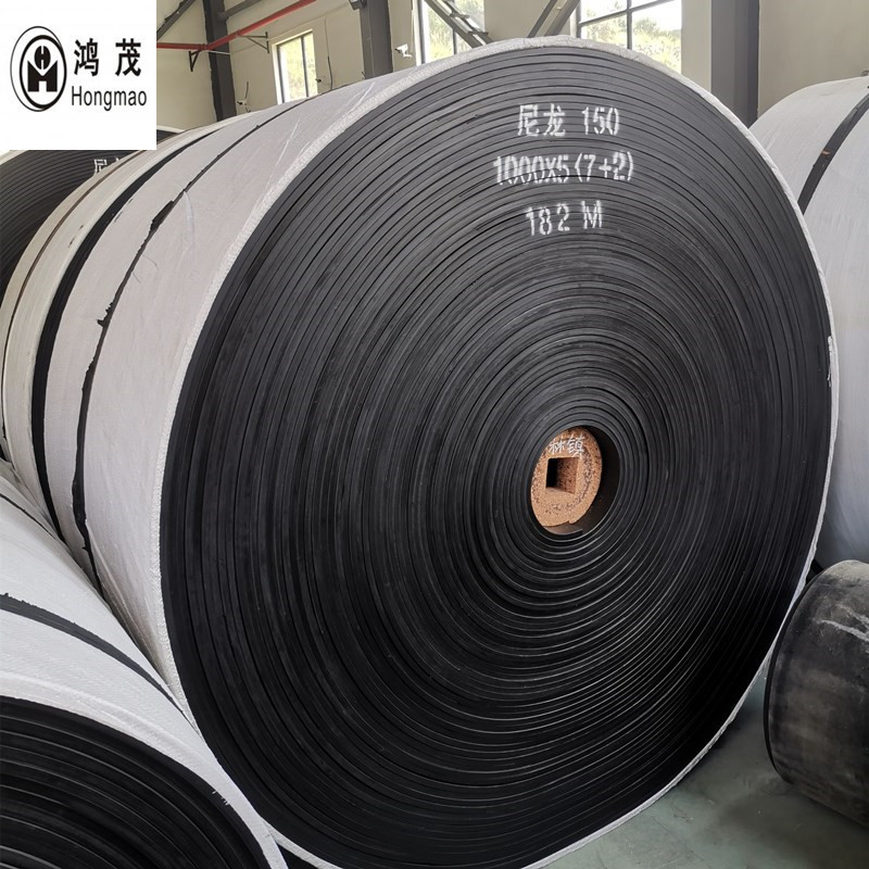 源头厂家直销 橡胶阻燃耐磨尼龙输送带 橡胶棉布输送带