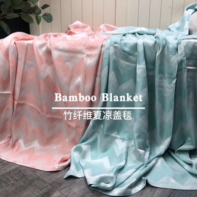 Blanket 外貿 小孩竹纖維毯子 嬰兒床被單涼席 出口 兒童家紡蓋毯