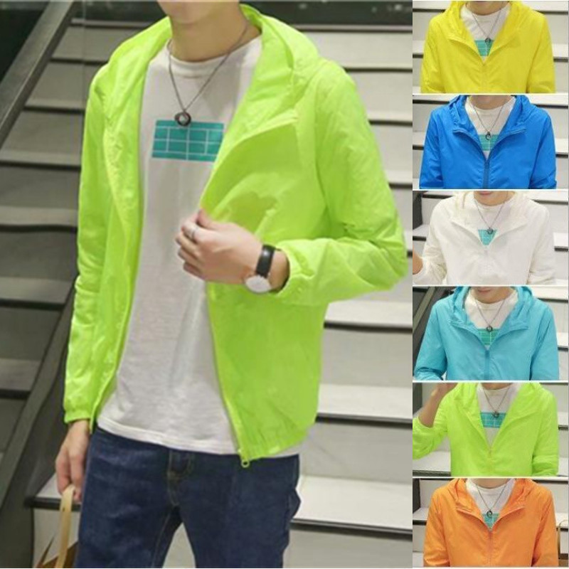 Summer ultra thin breathable beach sun protection clothing for men…