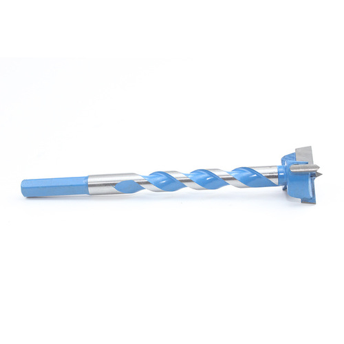 Industrial grade extended woodworking hole opener thickened alloy spiral hole opener hinge opening wooden door opening drill bit