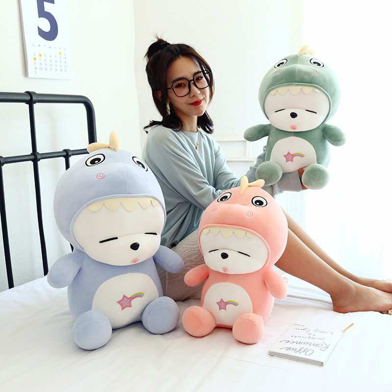 new pattern lovely Mashimaro Doll Transfiguration dinosaur Pillows Plush Toys Large Ragdoll A birthday present customized
