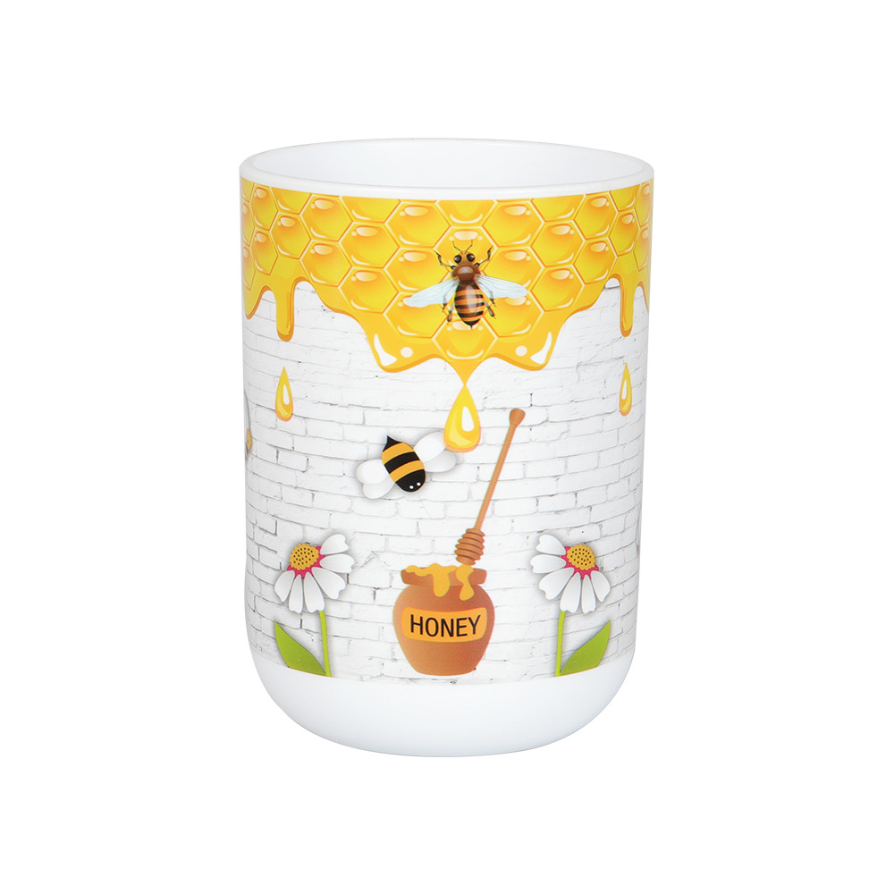 Impreso enjuague bucal taza hogar simple moda hogar plástico taza de lavado fábrica creativa venta al por mayor adultos cepillo de dientes taza