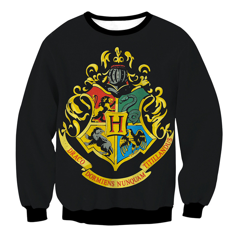 2024 Export New Sports European and American Sweatshirt Women's Harry Potter Long-Sleeved Pullover Top Wys1041