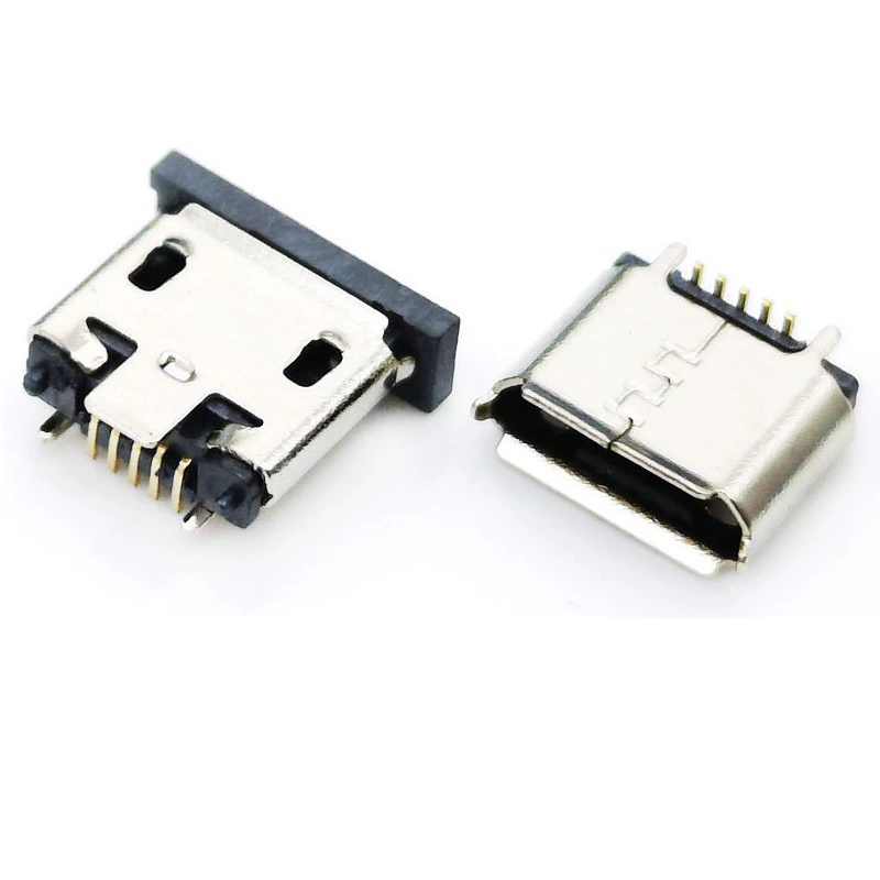Поставщик напрямую Micro USB 5P F Ferlings 180 градусов SMT Patch Put Walkless USB-M-SM06