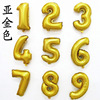 Birthday layout 16 -inch digital aluminum film balloon 0123456789 male and female girlfriends birthday decoration