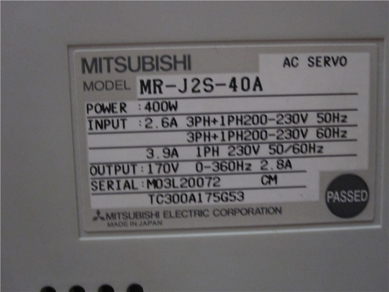 伺服驱动器MR-J2S-60A