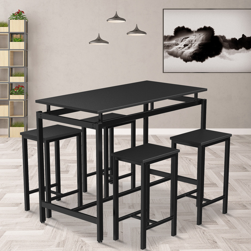 British set of dining tables and chairs five-piece dining room furniture kitchen Home Amazon Overseas warehouse one-piece delivery distribution