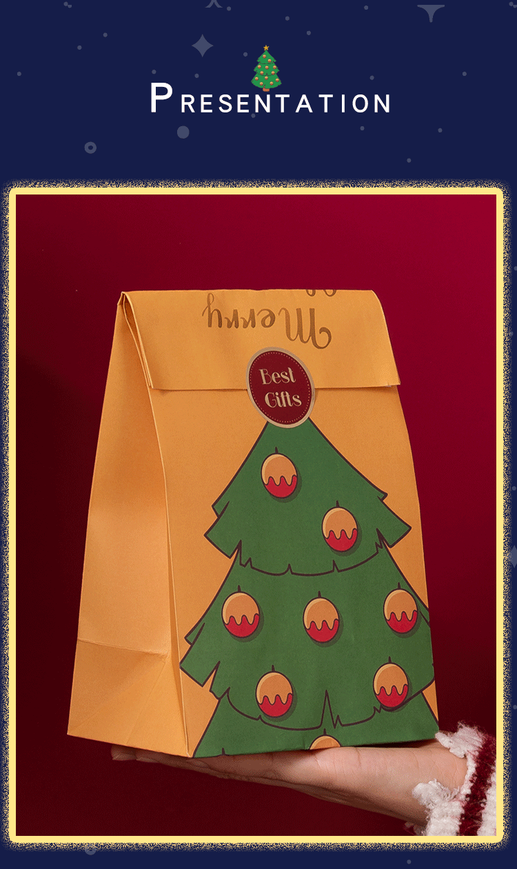 Christmas Occasion Christmas Cute Santa Claus Christmas Gift Bags Gift Wrapping Supplies