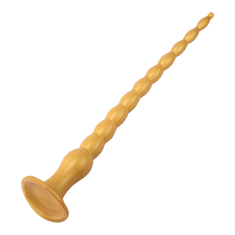 Silicone Extended Beaded Anal Plug