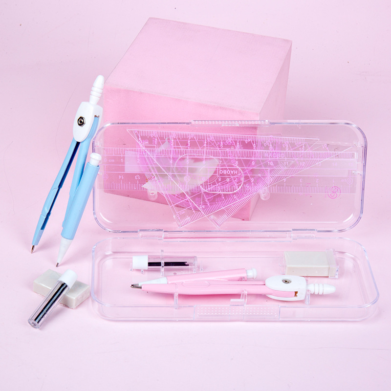 8839 estudiante examen brújulas traje dibujo pintura matemáticas enseñanza ayudas 7 piezas conjunto maestro papelería favorita