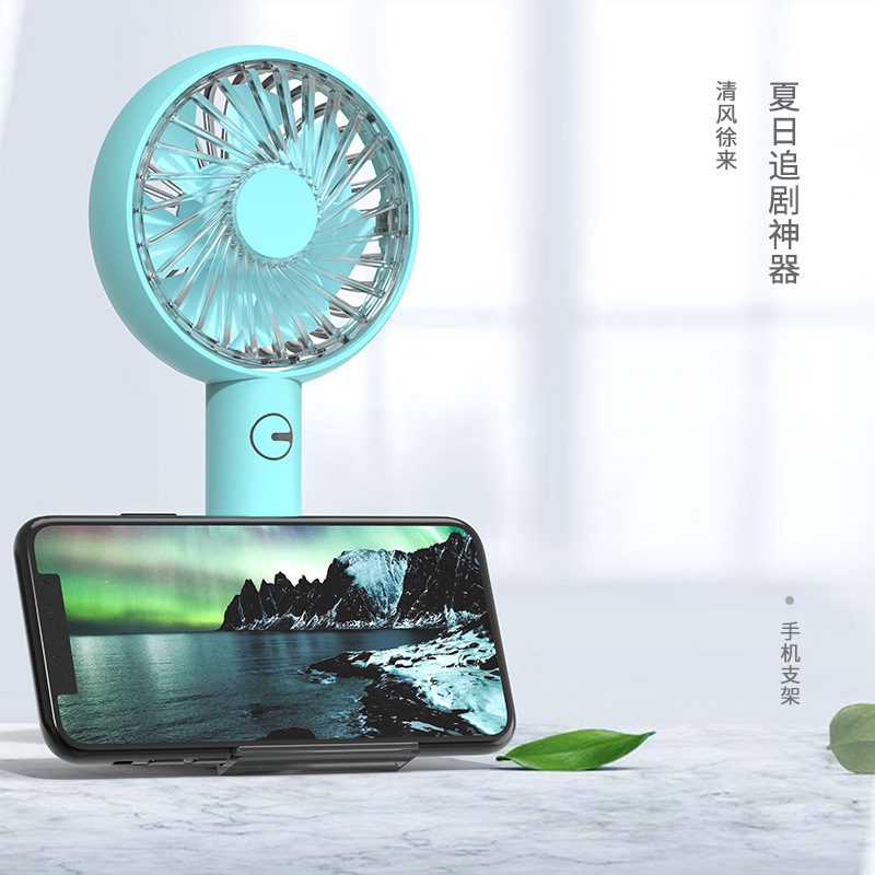2020新款F21手持風扇家用靜音戶外便攜角度調節USB充電小風扇定制