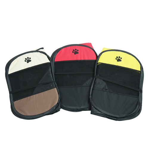 Pet Supplies Amazon New Foldable Pet Cage Paw Print Octagonal Pet Tent Nest Cat Maternity Room