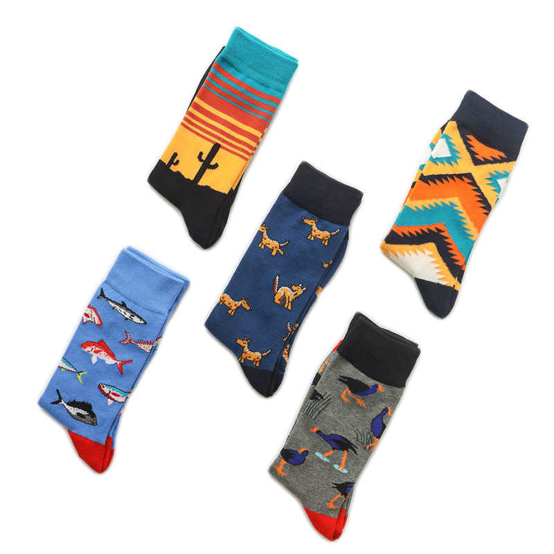65g Weight Socks Classification Socks Lingerie Type Cotton (more than 50%) Fabric Type A Pair Quantity Casual, Daily Occasion Animal, Color Block Pattern All Seasons Season Unisex Gender Cute Style A Pair Cute Unisex Animal Color Block Cotton (more Than 50%) Crew Socks 7