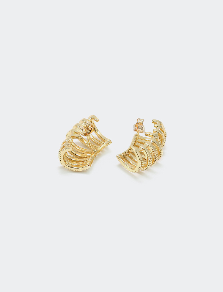 creative fashion geometric copper earrings wholesalepicture5
