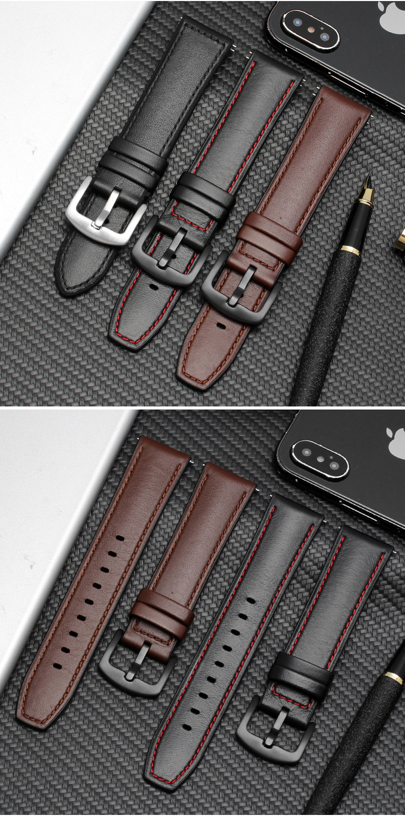 代用华为watch GT/荣耀magic/watch 2pro智能手表替换带表带详情4