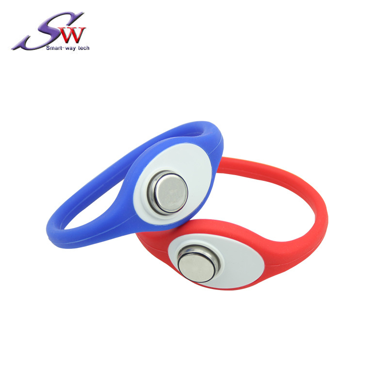 硅胶智能手腕带卡 儿童主题乐园入场门票带防水耐撕ID识别