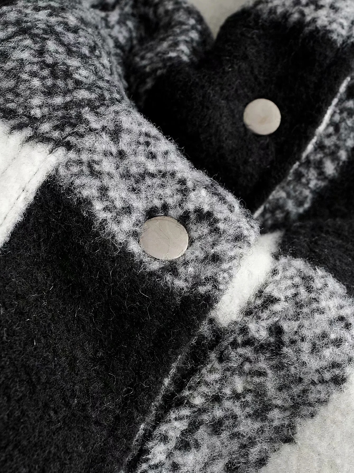 Plaid Coat Details