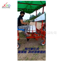 拖拉机后置式蔬果苗木移栽机 西瓜玉米苗甜叶菊种植器 幼苗栽植机
