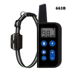 Pet Supplies Dog Training Collar 800m Remote Shock Vibration Warning Waterproof Electronic Collar