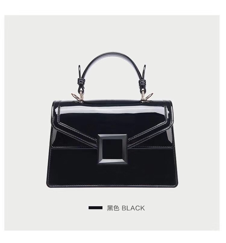 Clearance jelly bag, transparent pvc women's bag, gradient color small square bag, handbag, single-shoulder crossbody women's bag in stock Application Scenario