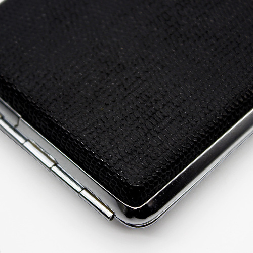 HG16 pieces 18 pieces 20 pieces PU leather cigarette cases with 20 strap buckles, pressure-resistant iron cigarette cases with gift sets