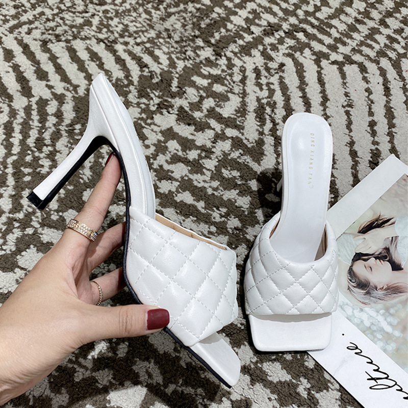 Checked Sandals Image 1