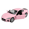 Fuchsia realistic metal racing car